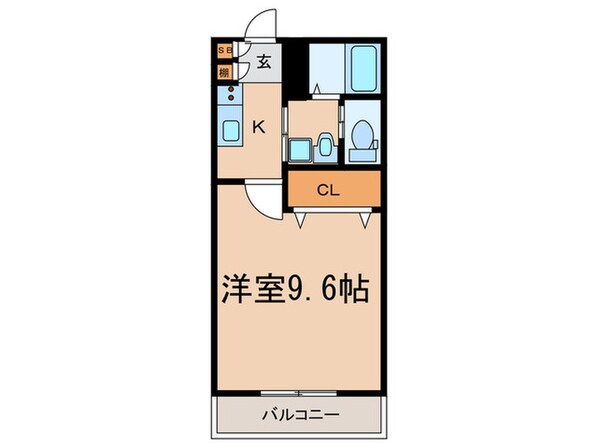 ブルーハイツ２号館の物件間取画像